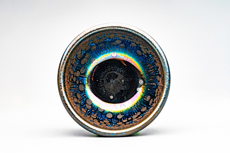 A七彩曜变星云钵