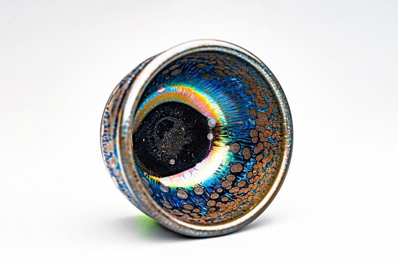 A七彩曜变星云钵